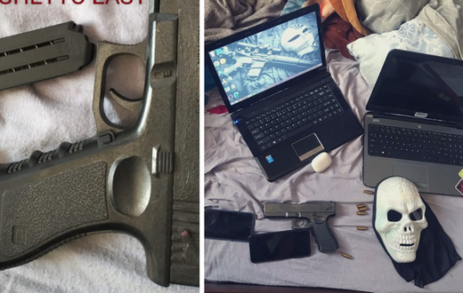 Detectives found a replica of a Glock pistol, eight used 9x19mm special cartridges, one empty pistol magazine, one white plastic face mask, two laptops suspected of being stolen property, among other items after a search in an apartment in Juja