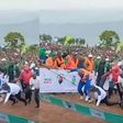 Security detail act swiftly as DP Gachagua falls during race at Tinderet Barngetuny Mountain Run