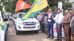 Governor Sakaja launches new Kanjo vehicles