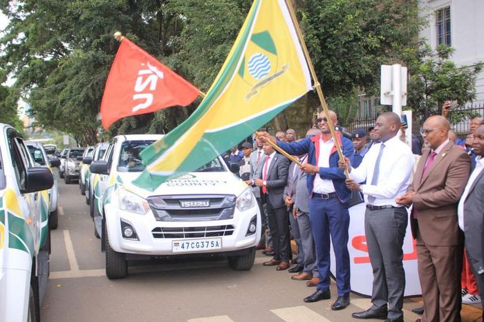 Governor Sakaja launches new Kanjo vehicles