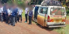 Manhunt launched for driver busted ferrying 31 students in 14-seater matatu