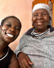 Former Tahidi High actress Lydia Gitachu and her grandmother