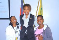 Nominated senator Karen Nyamu & Rapper Ngesh
