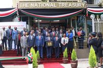 Treasury CS Njuguna Ndung'u heads to Parliament to deliver the 2023/24 Budget Policy Statement