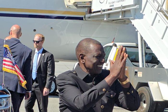 President William Ruto lands at the Hartsfield–Jackson Atlanta International Airport to start his U.S. State Visit on May 20, 2024