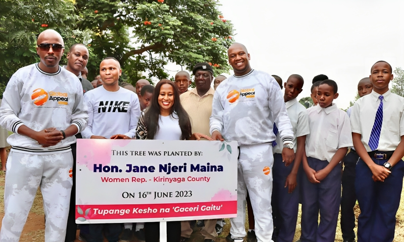 Kirinyaga Woman Rep Njeri Maina distributes 50,000 seedlings ahead of National Tree Planting Day