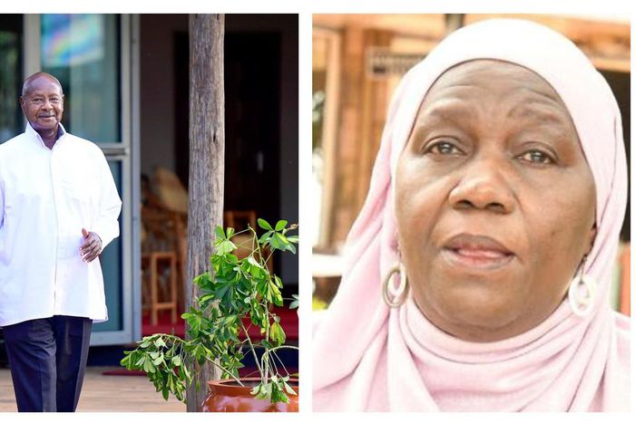 Minister Minsa Kabanda and President Yoweri Museveni