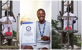 Tonye sets a new Guinness World Record [Legitng]