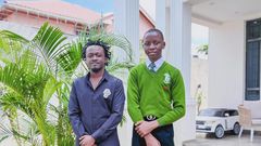 Kevin Bahati with Morgan Bahati