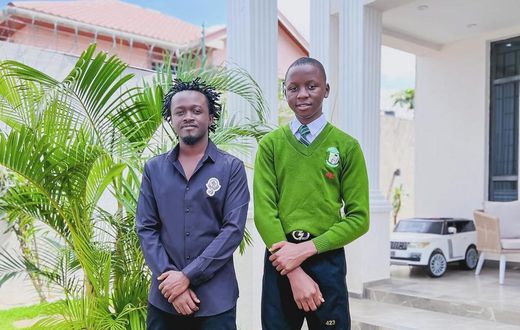 Kevin Bahati with Morgan Bahati