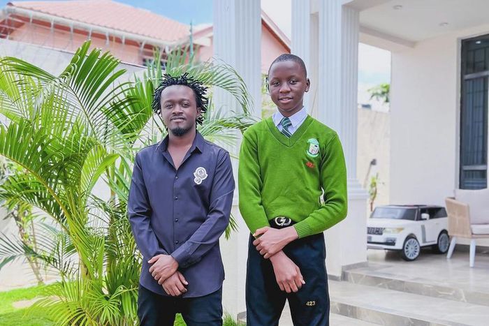 Kevin Bahati with Morgan Bahati