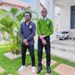 Kevin Bahati with Morgan Bahati