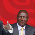A collage of President William Ruto and LSK President Eric Theuri