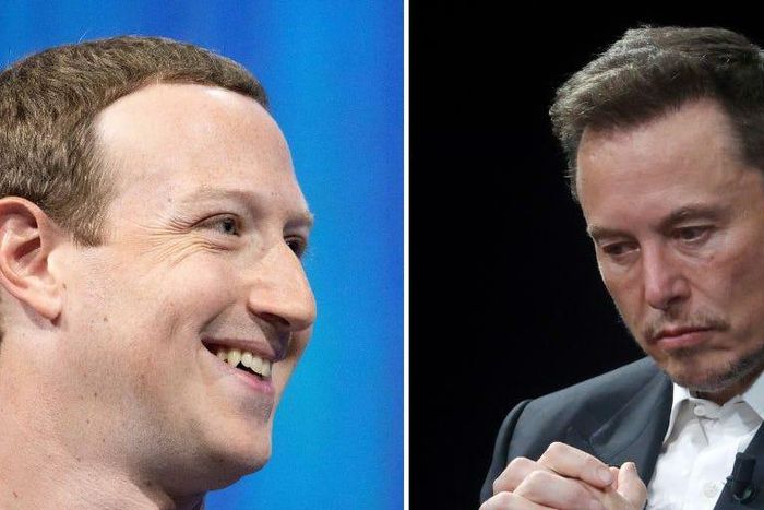 Mark Zuckerberg (left) and Elon Musk (right).Christophe Morin/IP3/Getty Images; Chesnot/Getty Images
