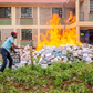 MPs lead residents in destroying seized alcohol worth Sh6 million in Mathira