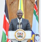 President William Ruto making an address at State House on September 27, 2022