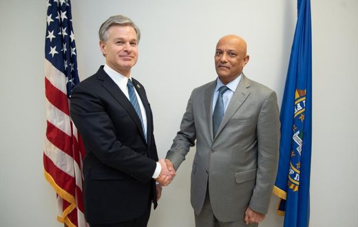 Ethics and Anti Corruption Commission (EACC) CEO Twalib Mbarak met with FBI Director Christopher Wray
