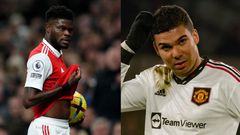 Fans denied Partey vs Casemiro showdown as Man United star gets suspended