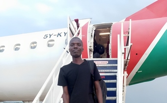 Bildad Awelo, the Kisumu man who claims that her baby mama went to seek singer Akothee's sympathy using their baby