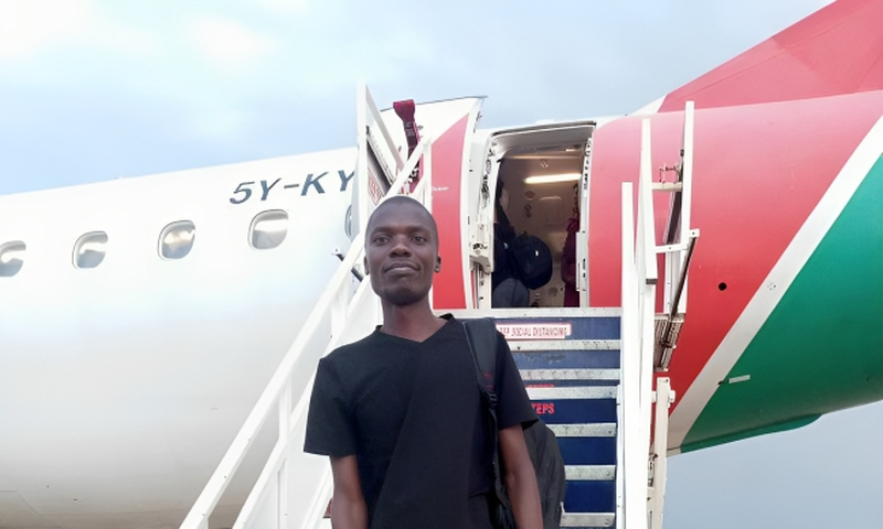 Bildad Awelo, the Kisumu man who claims that her baby mama went to seek singer Akothee's sympathy using their baby