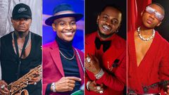 From left: Harmonize, Samidoh, Diamond and Trio Mio