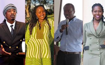 Ford Global Fellowship fellows Willie Oeba (2024), Wawira Njiru (2020), John Muthee (2020) and Ashura Michael (2024)