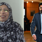 A collage of Humza Yousaf with his mom Shaaista Bhutta