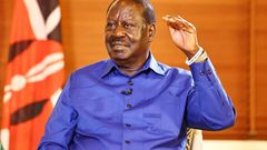 Azimio leader Raila Odinga