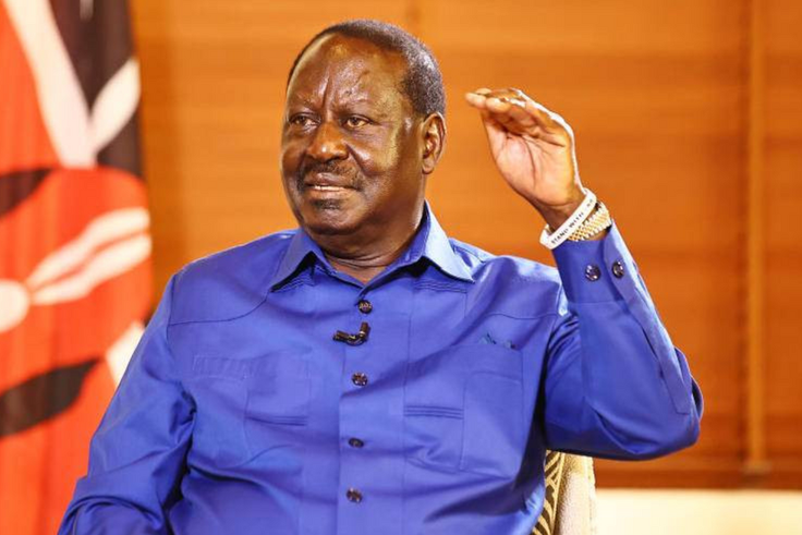 Azimio leader Raila Odinga