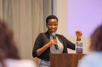 Micro, Small, and Medium Enterprises Development PS Susan Auma Mang'eni speaking during a past event in Nairobi