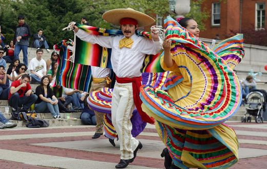 Cinco de Mayo festival organised by Columbia University's Chicano Caucus [Image Credit: Angela Radulescu]