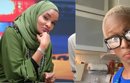 A collage of Lulu Hassan and TikToker Nyako