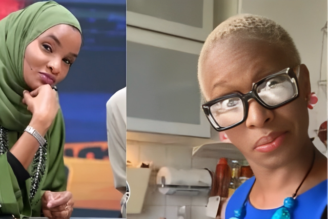 A collage of Lulu Hassan and TikToker Nyako