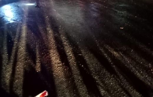 Overturned Easy Coach bus in Kisumu-Kakamega Highway