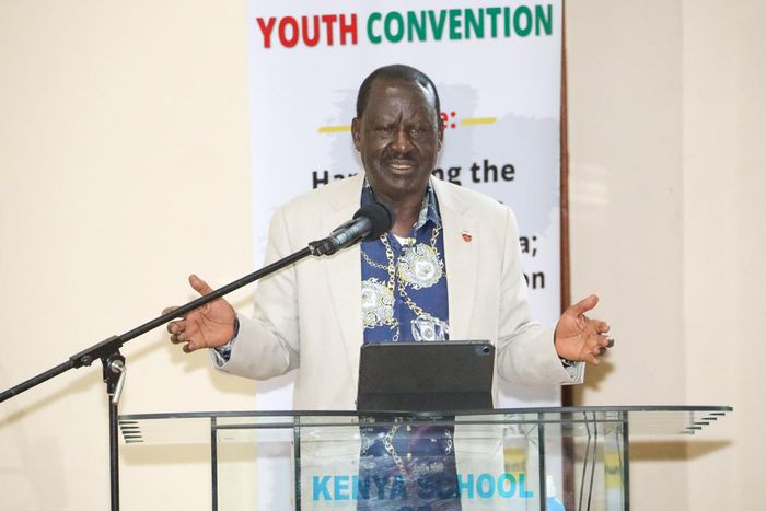 Former Prime Minister Raila Odinga