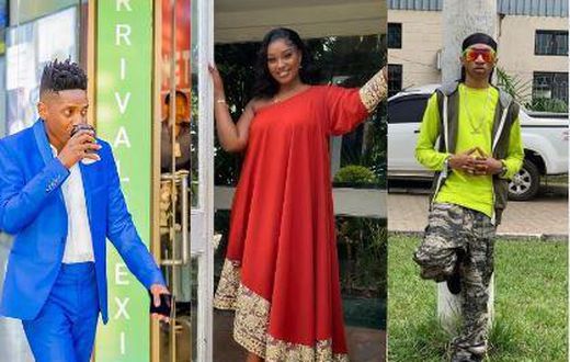 Eric Omondi,  Maureen Waititu and Trio Mio