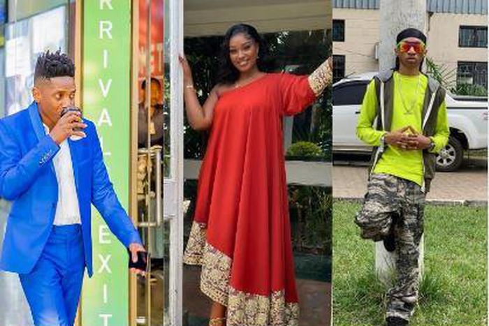 Eric Omondi,  Maureen Waititu and Trio Mio