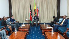 President William Ruto and other sports officials at State House