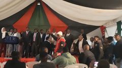 Goons cutting short Kalonzo's speech