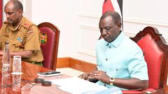 President William Ruto during a meeting at State House, Nairobi