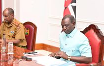 President William Ruto during a meeting at State House, Nairobi