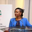 Diaspora Affairs PS Roseline Njogu during the 10th Annual Kenya Diaspora Homecoming Convention 2023 event in Nairobi