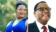 Violet Chakwera and President Lazarus Chakwera