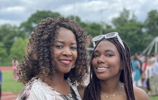 Gospel singer Gloria Muliro, with her step-daughter Kayla