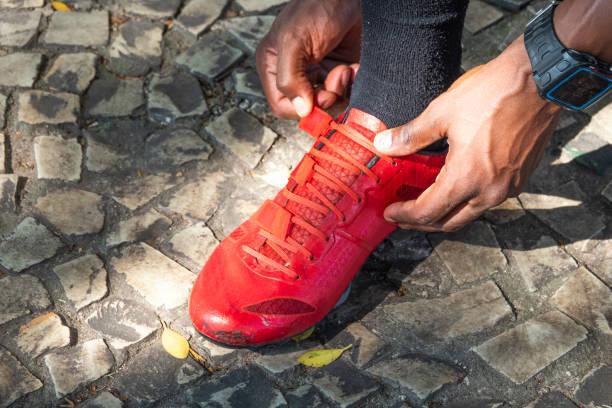 Man wearing good quality shoes