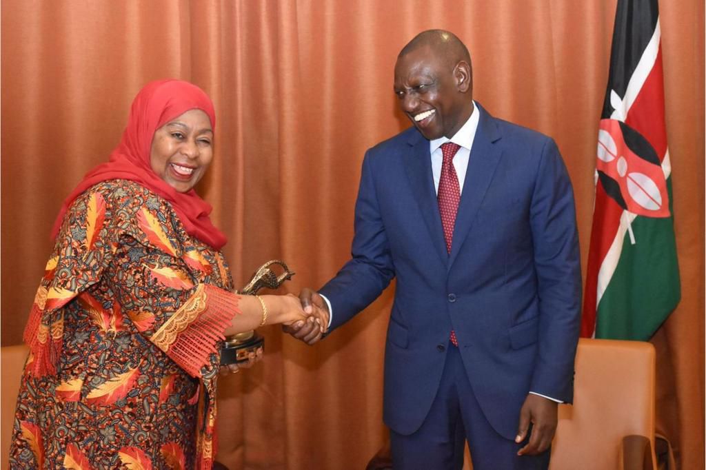 President William Ruto and President Samia Hassan Suluhu