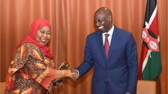 President William Ruto and President Samia Hassan Suluhu