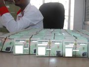 File image of national ID cards at a government office
