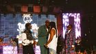 Nyashinski and Sauti Sol on stage during OkotbaFest