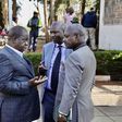 Dr Fred Matiang'i with lawyers Otiende Amollo and Okong'o Omogeni